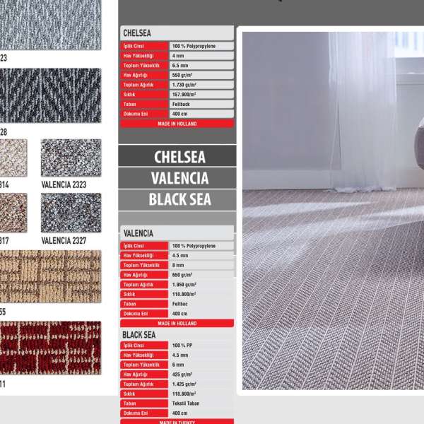 chelsea-valenci-blacksea Associated Carpets duvardan duvara halı halıflex modellleri chelsea-valenci-blacksea Associated Carpets