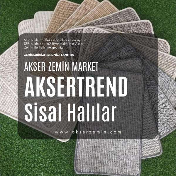 Aksertrend sisal halılar 1200x1200px Aksertrend sisal halılar