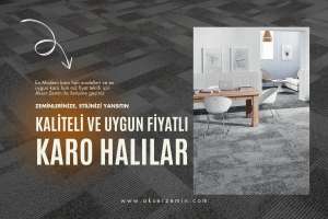 50x50 halı, 25x100 cm halı, parca halı, ofis halı, yükseltilmiş döşeme halısı