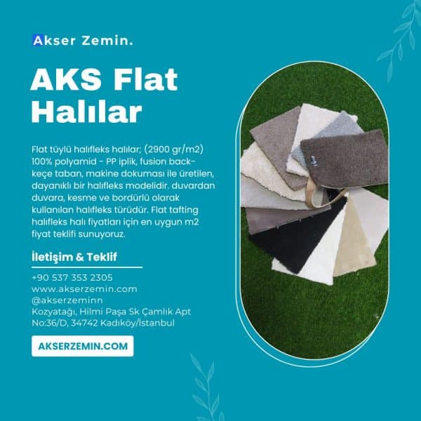 Akser Flat Tafting Tüylü Halıfleks Halılar Akser Flat Tafting Tüylü Halıfleks Halılar