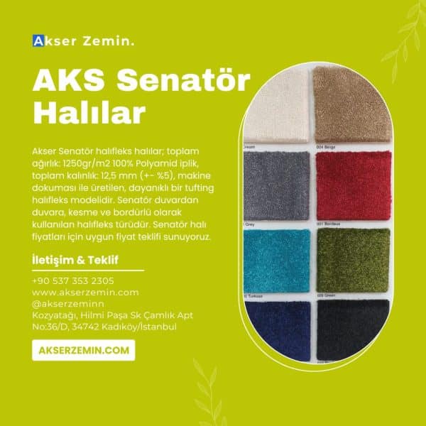Senatör Halıfleks Akser Zemin Senatör Halıfleks