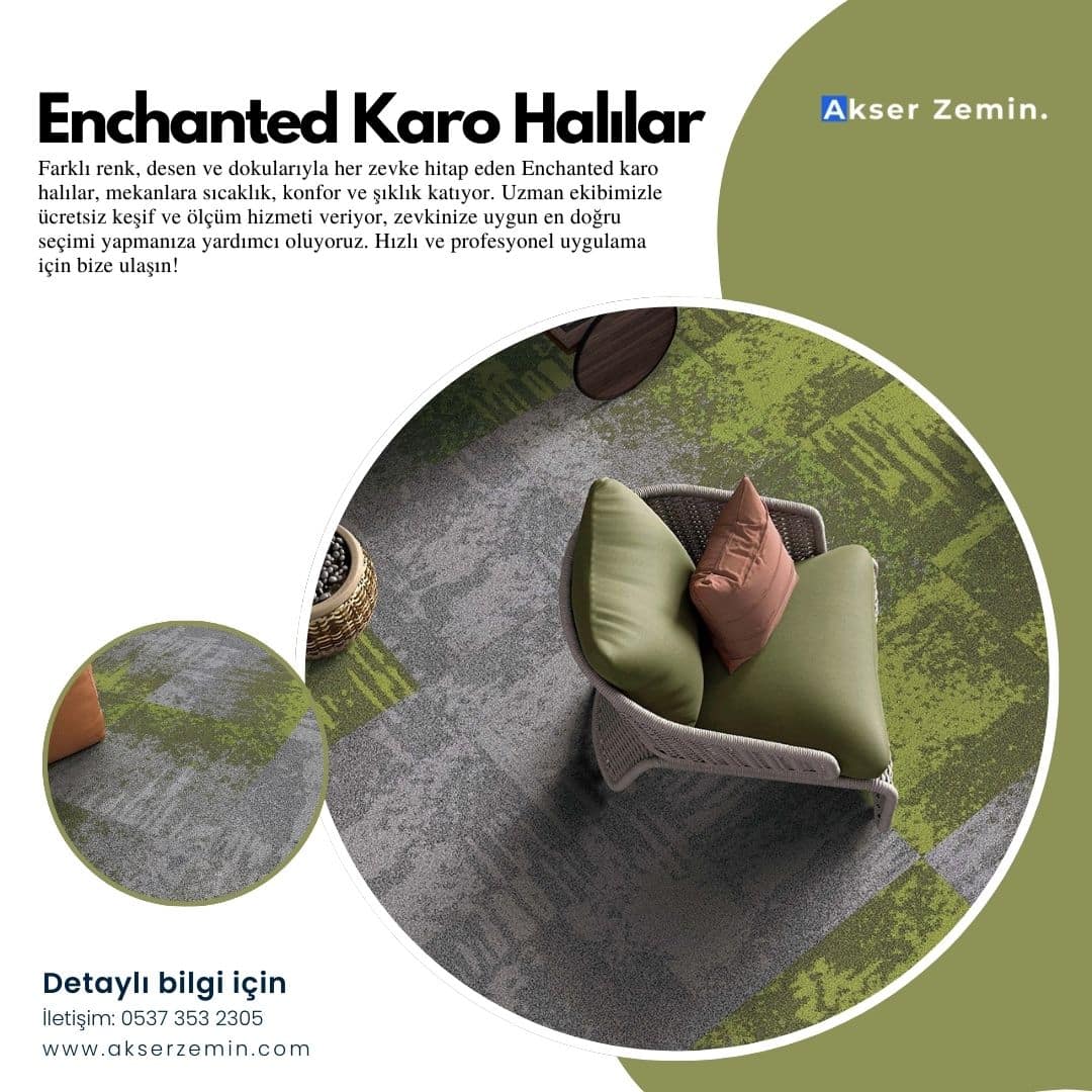 Akser zemin Enchanted Karo Halılar