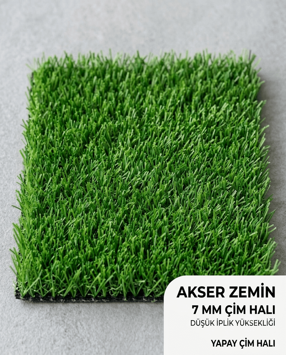 7 Mm çim Halı Akser Zemin