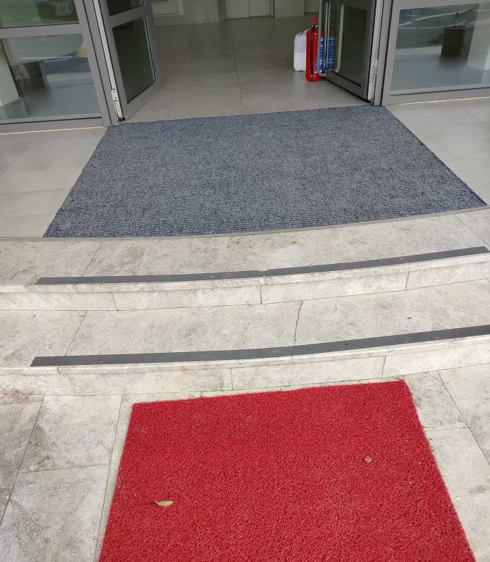 Akasya Koru Bina Girişi Kapı Önü Paspas Projesi (2)
