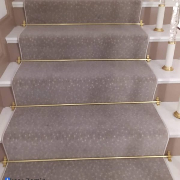 Merdiven halı kaplama uygulaması akser zemin halıfleks (23)